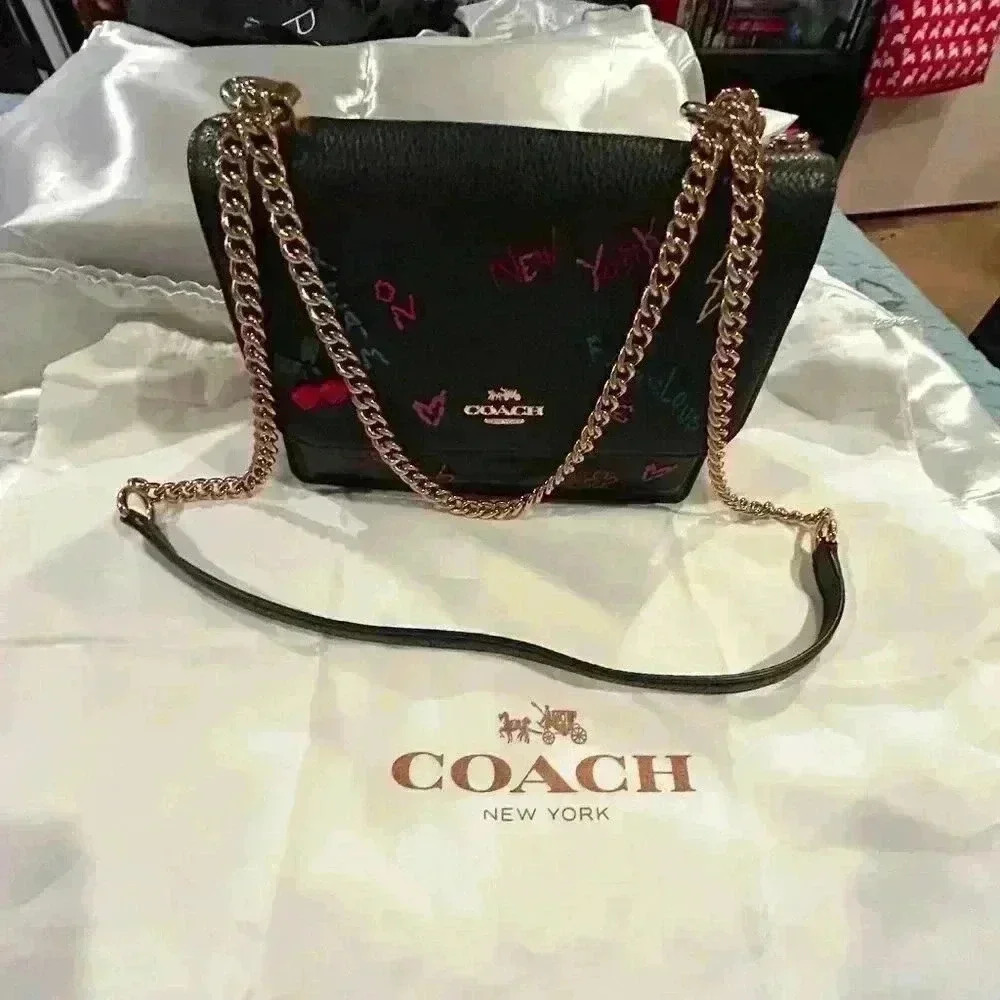 Coach Diary Klare Crossbody Bag With Diary Embroidery EUC - Picture 2 of 7